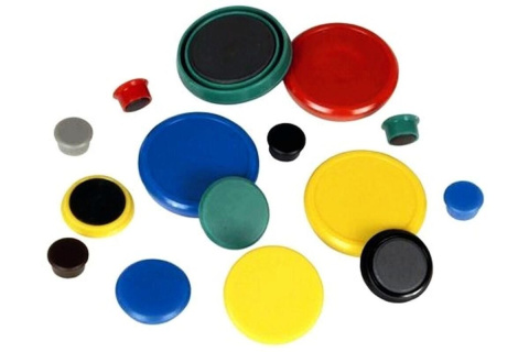 Magnet kulatý RON 851, průměr 13 mm, mix barev, 14 ks