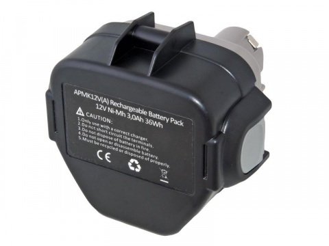 MAKITA 1234 Ni-MH 12V 3000mAh, články PANASONIC