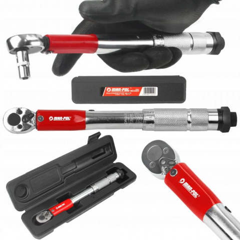 MAR-POL Klíč momentový, 1/4", 5-25Nm M53583
