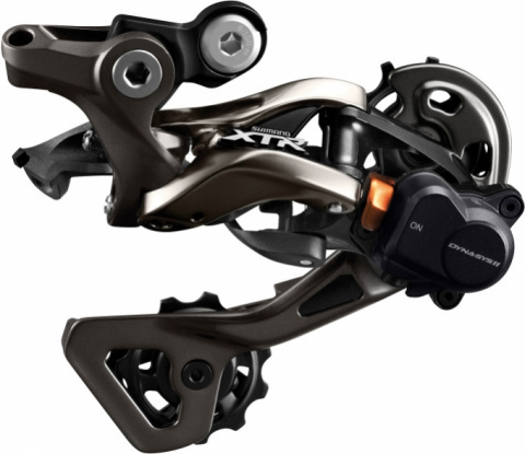 měnič MTB 11k Shimano XTR M9000 černý střední vodítko original balení