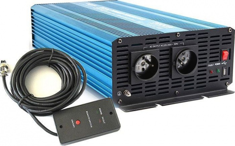 Měnič napětí CARSPA P3000 24V/230V 3000W čistá sinusovka D.O.