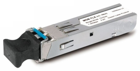 MGB-TLX - průmyslový optický modul, SFP, 1000BASE-LX, 1310 nm, 20 km, SM, LC duplex