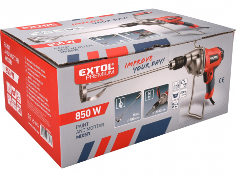 Míchadlo stavebních směsí Extol Premium 850W (8890611)