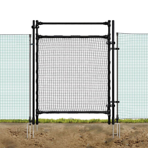 Mobilní oplocení pro psa, drůbež, branka a nevodivá síť FIX s výškou 90 cm
