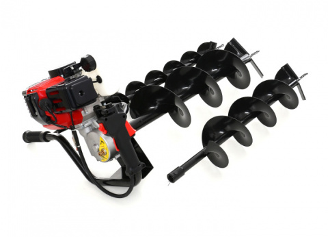 Motorový zemní vrták 3,8kW + 3 vrtáky KD174 KRAFT&DELE