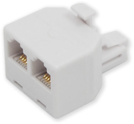 MP-110 6P4C - přímá rozdvojka do zásuvky telefon/telefon