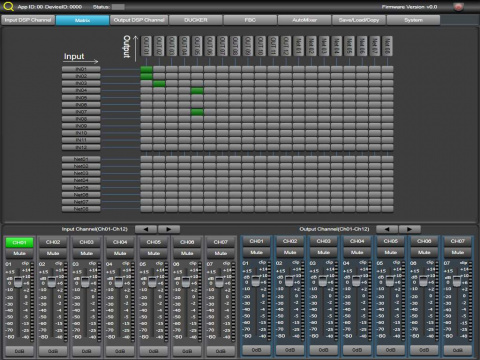 MPX4088 Fonestar řídící jednotka pro matrix systém