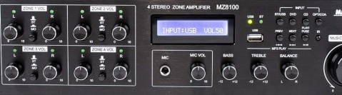 MZ8100 Master Audio zesilovač
