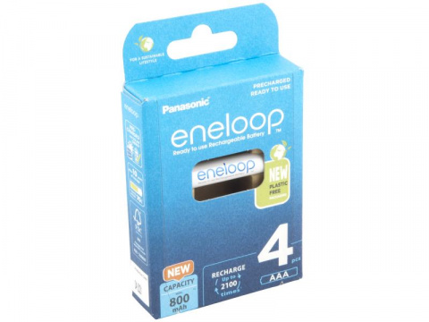 Nabíjecí baterie AAA Panasonic Eneloop N 800mAh Ni-MH 4ks Blistr