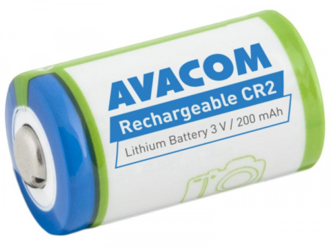 Nabíjecí fotobaterie Avacom CR2, RCR2 3V 200mAh 0.6Wh