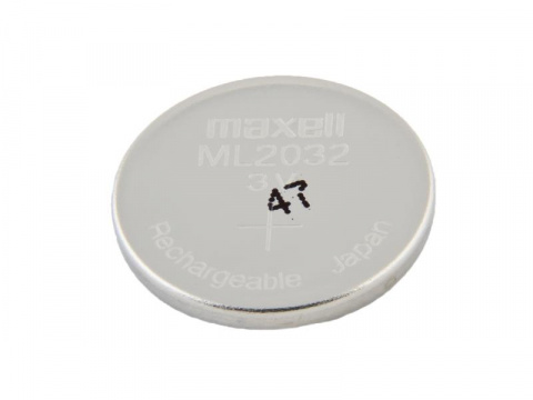 Nabíjecí knoflíková baterie ML2032 Maxell 65mAh 3V Li-Ion 1ks Bulk