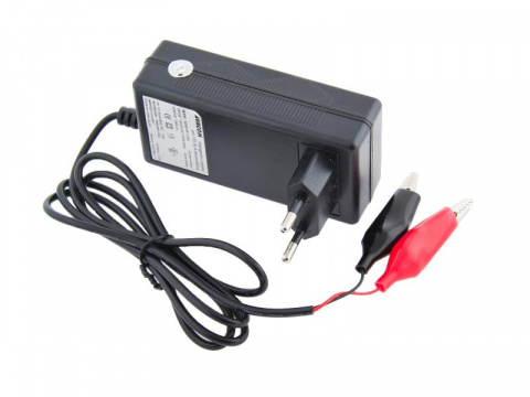 Nabíječka WILSTAR 12V/0,8A pro olověné AGM/GEL akumulátory (3 - 10Ah)