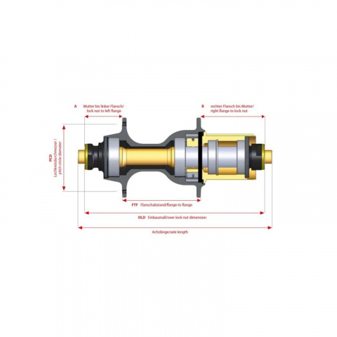náboj Novatec D792SB/A-AA-11S Al 32d zadní černý pro 12x142mm thru