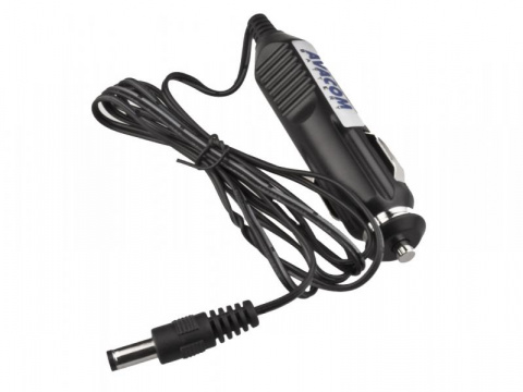 Napájecí adaptér do auta 12V 1A konektor 5,5mm x 2,1mm pro soupravy AV-MP a AVH