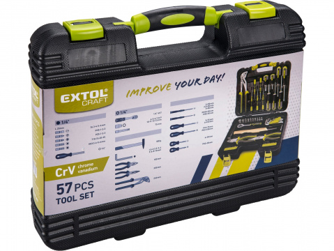 Nářadí sada 57 dílů Extol CRAFT