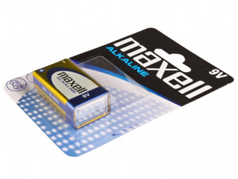 Nenabíjecí baterie 9V Maxell Alkaline 1ks Blistr