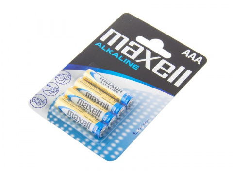 Nenabíjecí baterie AAA Maxell Alkaline 4ks Blistr