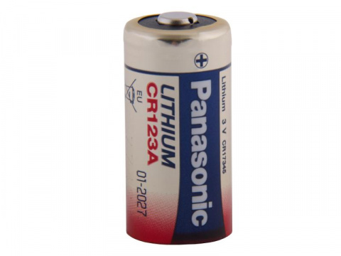 Nenabíjecí fotobaterie CR123A Panasonic Lithium 1ks Blistr