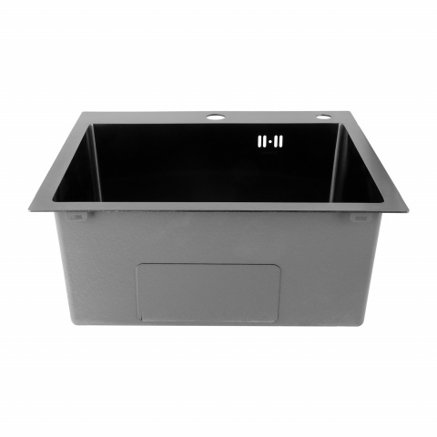 Nerezový dřez MIXXUS MH5045 GRAPHITE se sifonem, grafitový | MH5045 GRAPHITE