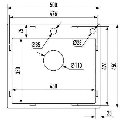 Nerezový dřez MIXXUS MH5045 GRAPHITE se sifonem, grafitový | MH5045 GRAPHITE