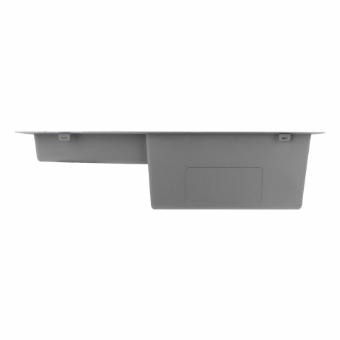 Nerezový dřez MIXXUS MH7849R-HK GRAPHITE se sifonem, grafitový | MH7849R-HK GRAPHITE
