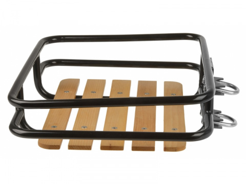 nosič RETRO Fe s dřevěnou plochou