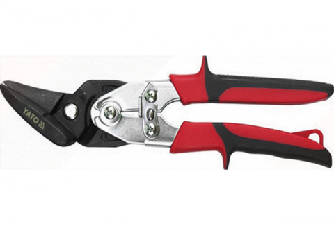 Nůžky na plech, vystřihovací, levé, délka 260 mm, CrMo, Yato