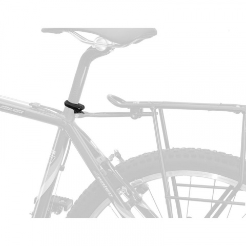 objímka sedlovky M-Wave 34,9 Al pro upnutí nosiče černá