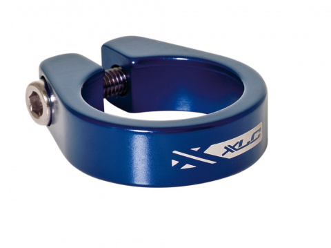 objímka sedlovky XLC PC-B05 31,6mm Al imbusový šroub modrá
