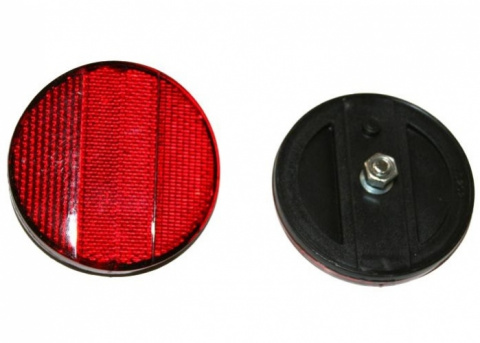 odrazka Z červená průměr 66mm