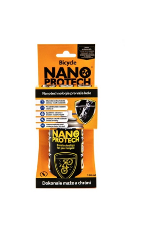 olej NANOPROTECH Bicycle spray na řetězy, rám a další části 150ml