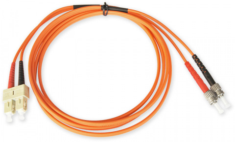 OPC-711 SC-ST MM 50/125 2M - patch kabel, SC/UPC-ST/UPC, duplex, MM 50/125 OM2, 2 m