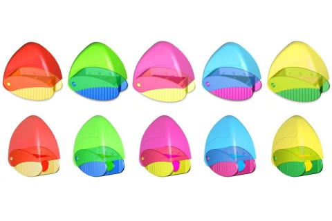 Ořezávátko Kores Snappy, jednoduché, mix barev