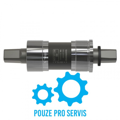 osa středová Shimano BB-UN101 68-122,5 servisní balení