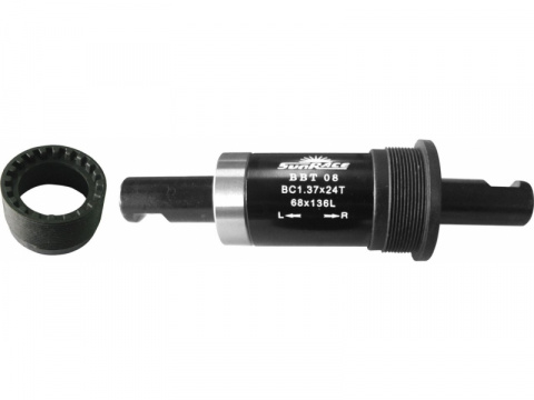 osa středová SUNRACE BBT08 37-136 klínková