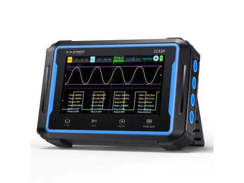 Osciloskop, generátor funkcí a multimetr FNIRSI 2C53P, 50MHz