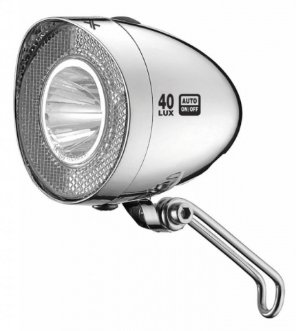 osvětlení přední XLC Retro CL-D04 LED stříbrné
