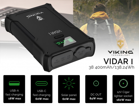 Outdoorová powerbanka Viking VIDAR I
