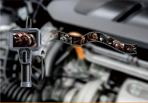 OXE ED-601 - 2-way endoskopická kamera s mechanicky ohebnou kamerovou hlavicí průměr 3,9 mm