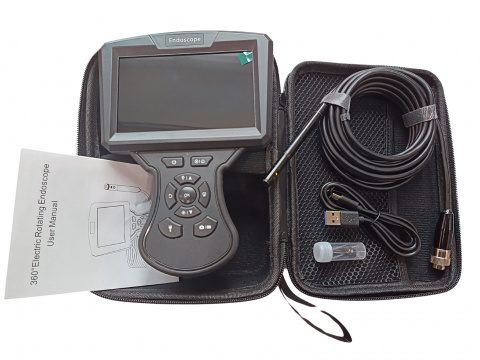 OXE ED-701 - Duální průmyslová 360° inspekční kamera se záznamem na micro SD kartu