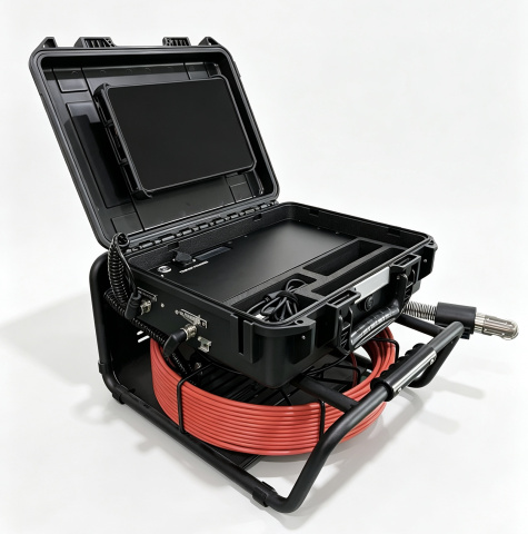 OXE InspCam Compact 40 Pan & Tilt 360 s MultiCam Control Boxem – profesionální otočná inspekční kamera