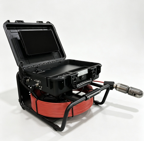 OXE InspCam Compact 40 Pan Tilt 50 mm head 360 MultiCam Control Box - profesionální otočná inspekční kamera