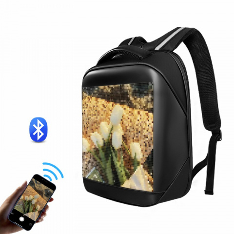 OXE LED Smart batoh s displejem, černý