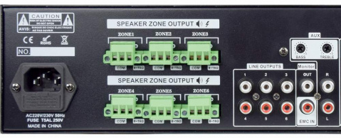 PAA6240DMZ Glemm Multiroom rozhlasová ústředna