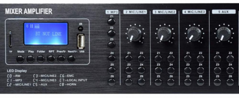 PAA720MBZX Glemm Multiroom rozhlasová ústředna
