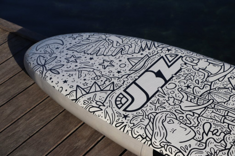 paddleboard Jbay Zone FRA artistic limited edition 320x81x15, 145 kg