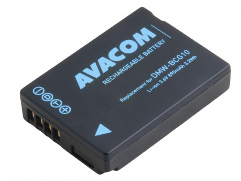 Panasonic DMW-BCG10 Li-ion 3.6V 890mAh 3.2Wh
