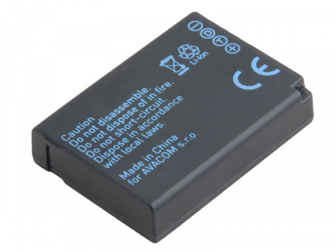 Panasonic DMW-BCG10 Li-ion 3.6V 890mAh 3.2Wh