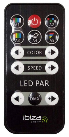 PAR-MINI-RGBW IBIZA LED Světlo