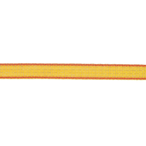 Páska pro elektrický ohradník, šířka 20 mm, žluto-oranžová, délka 200 m